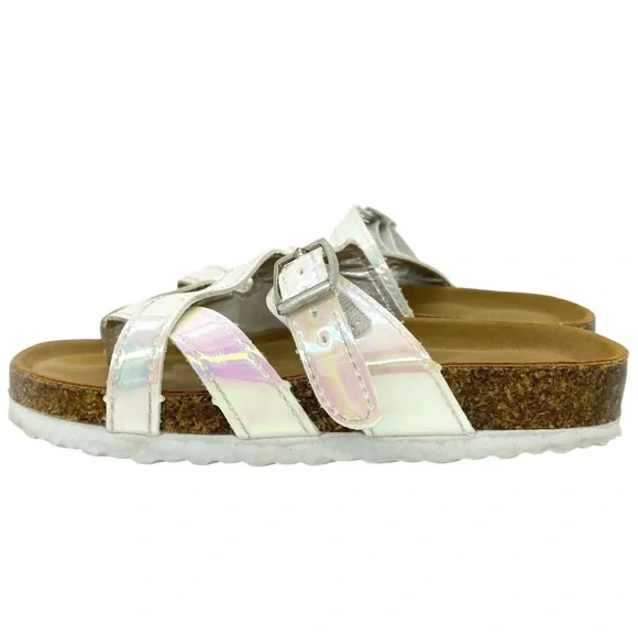 Steven Madden Toddler Beached Sandals Iridescent - Picture 3 of 9